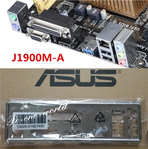 I/O Shield Backplate For ASUS J1900M-A Motherboard IO