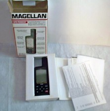Magellan GPS Pioneer Satellite Navigator Model 63000 W/Box Instruction Manual