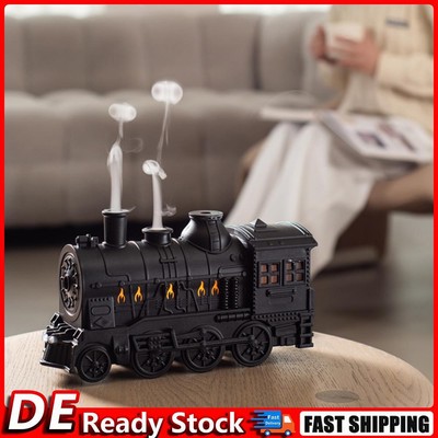 300ml Mini Train Shape Aromatherapy Diffuser with Light Aroma Diffuser DE