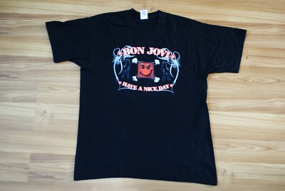 BON JOVI Have a Nice Day Tシャツ Lサイズ BON JOVI HAVE A NICE DAY 音楽Tシャツ ロックTシャツ バンドT
