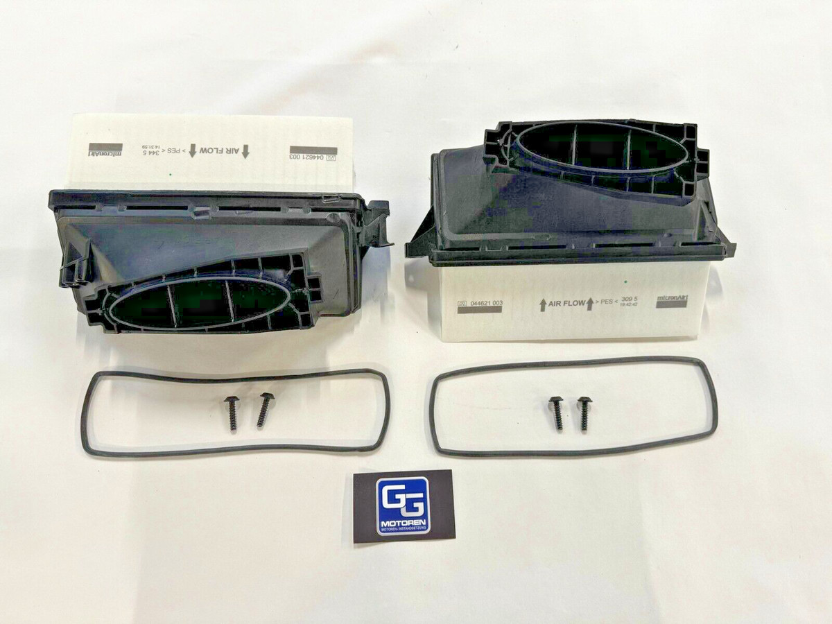 Orig. Mercedes OM642 Luftfilter Rechts+ Links +Dichtung+ Schrauben 