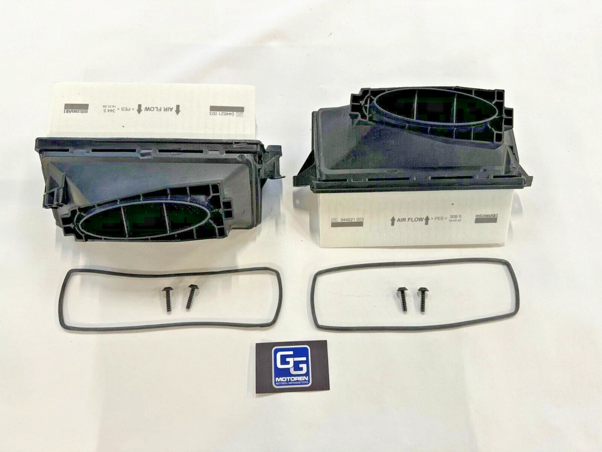 Orig. Mercedes OM642 Luftfilter Rechts+ Links +Dichtung+ Schrauben  