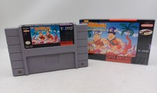 The Flinstones: Treasure of Sierra Madrock SNES Super Nintendo Cart w/Custom Box