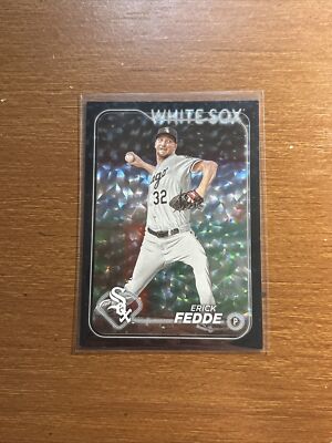 2024 Topps Series 2 Super Box Black Foil Erick Fedde #405 Chicago White Sox
