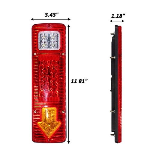 2x LED Rückleuchten dynamische Blinker 12V Rücklicht Anhänger Rücklicht Hänger . - Bild 11 von 18
