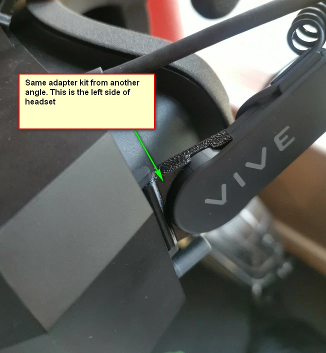 for Pimax 5K/8K/XR/BE + Vive DAS (Deluxe Audio Strap) Adapter kit - Image 2 of 4