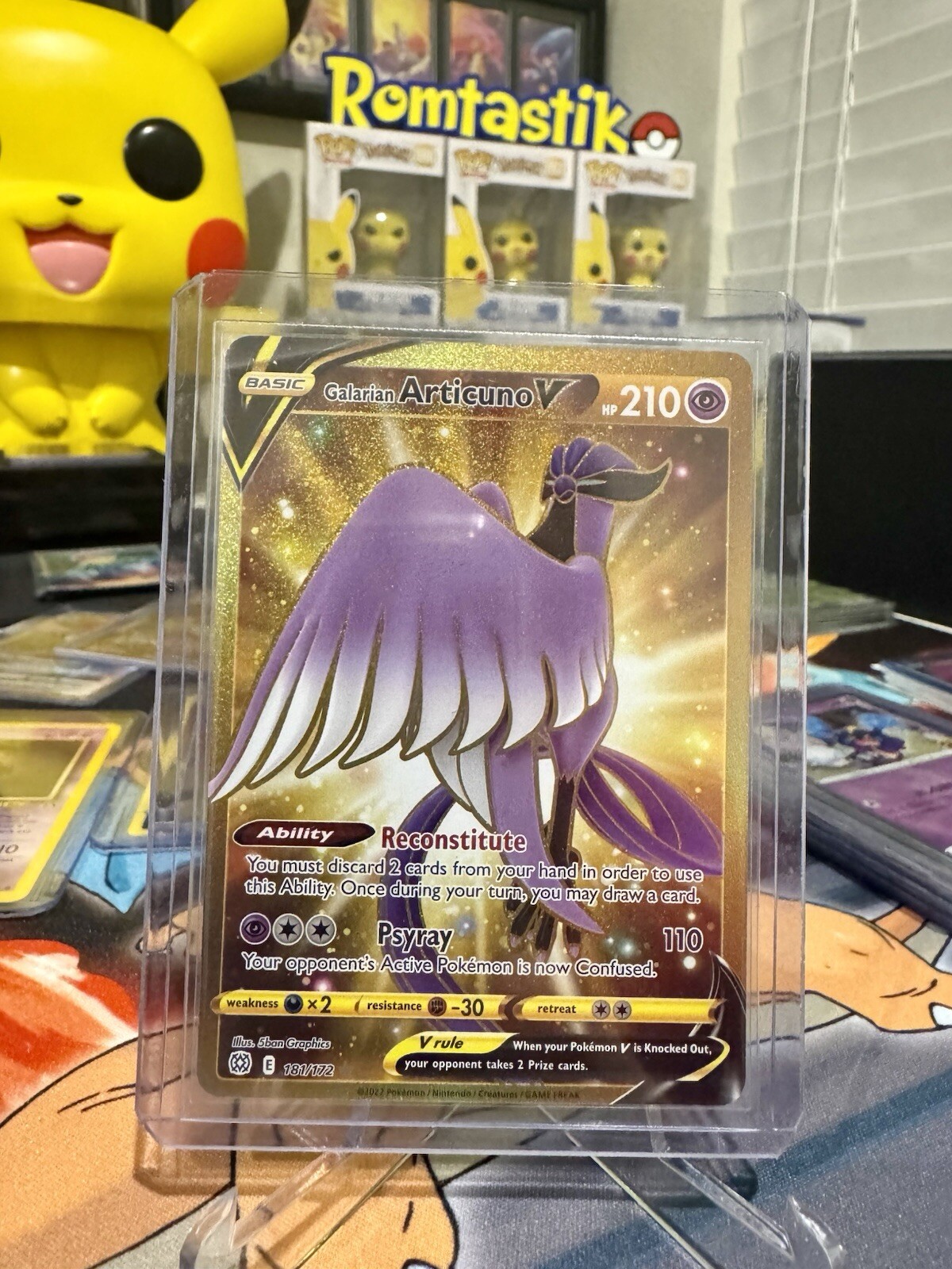 NM Galarian Articuno V (Secret) 181/172 Brilliant Stars Holo Black Friday Deal