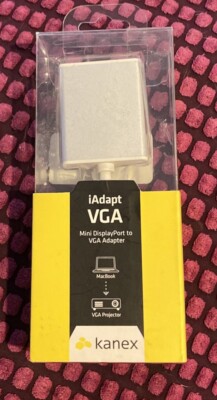 Brand New KANEX Mini DisplayPort to VGA Adapter HDTV Projector Monitor IADAPTVGA