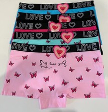New women 5 pcs lot love butterfly boyshorts cotton underwear panties-SMLXLXXL