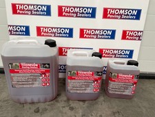 THOMSON polyurethane driveway sealer block paving patio 5-10-20 litres