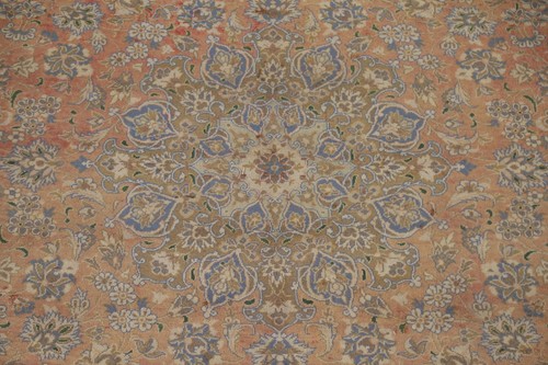 Vintage Traditionell Kashaan Esszimmer Vorleger 10x12 Wolle Handgeknüpft Carpet - Bild 5 von 24