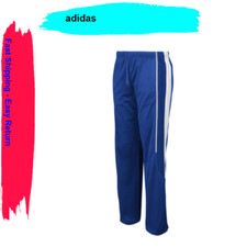 adidas Womens Climalite Utility Pant,ROYAL/WHITE, M 