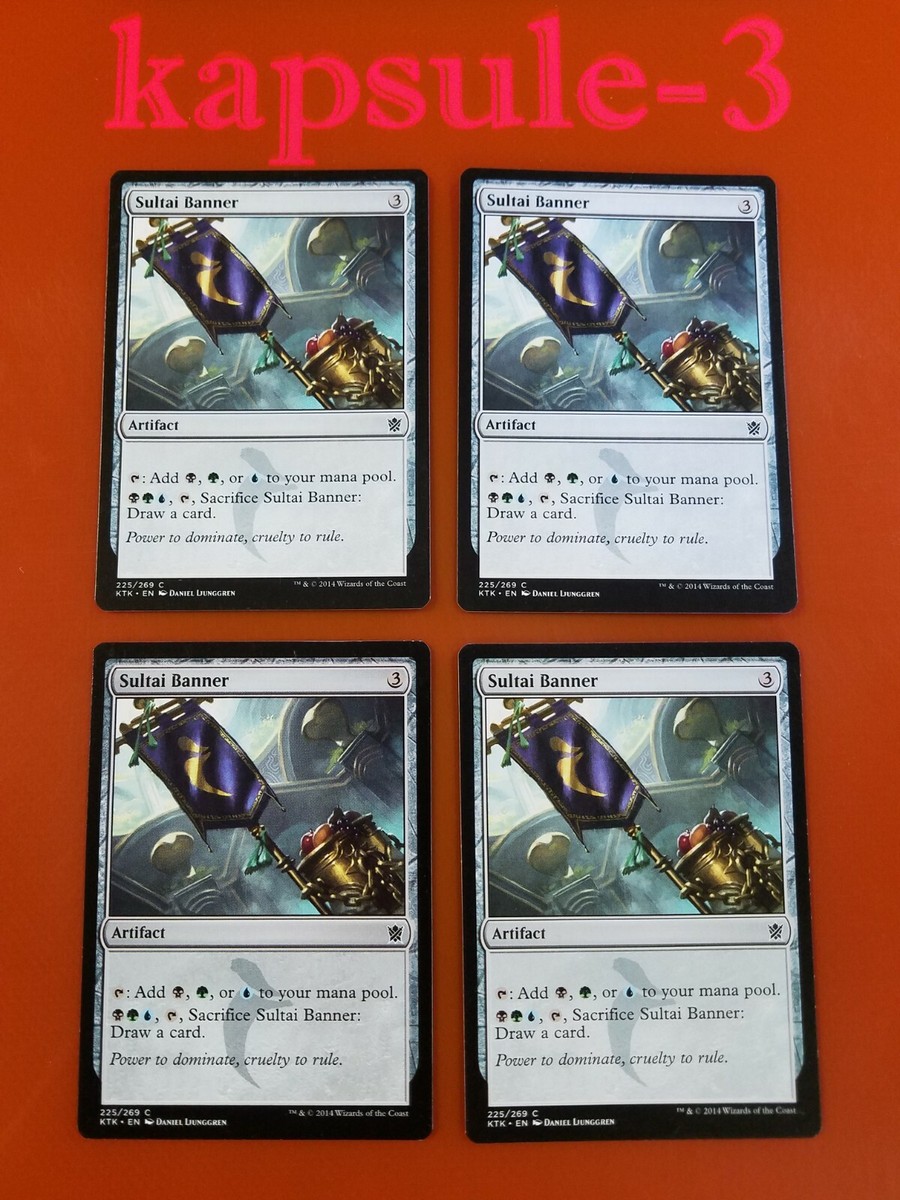 4x Sultai Banner | Khans of Tarkir | MTG Magic Cards | eBay