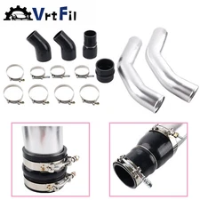 Kit For Dodge Ram 6.7L 2013-2018 SilverStainless Steel Intercooler Pipe Boot