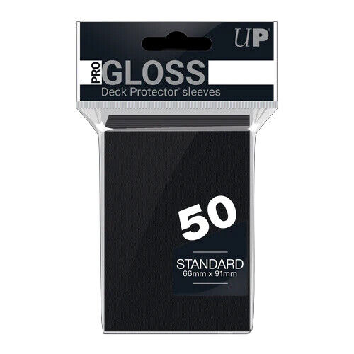 Trading Card Supplies - Ultra Pro DECK PROTECTORS - BLACK (50 pack) - New - Picture 1 of 1