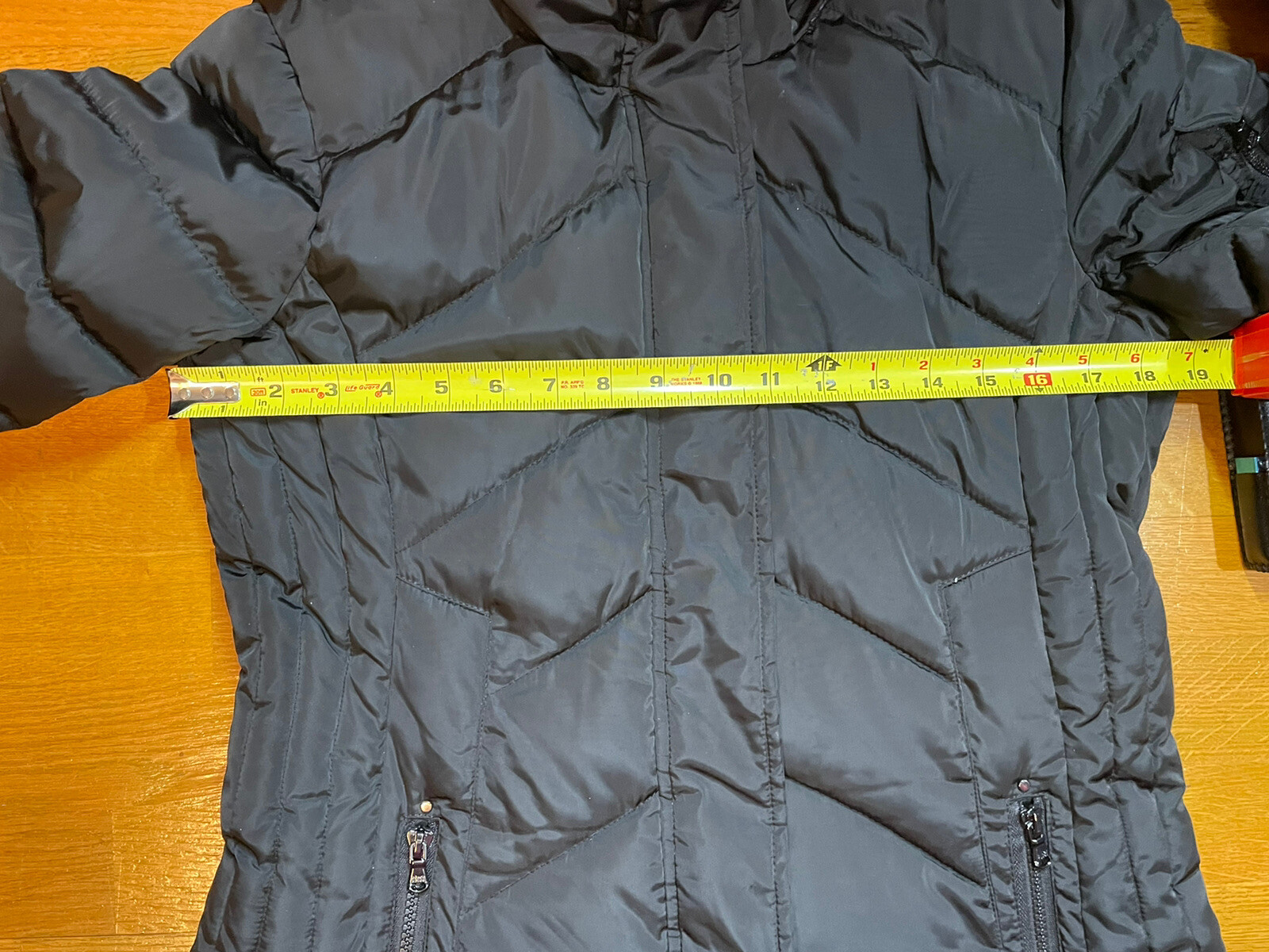 Black Rivet Women’s Long Puffer Parka Coat Jacket Sz … Gem