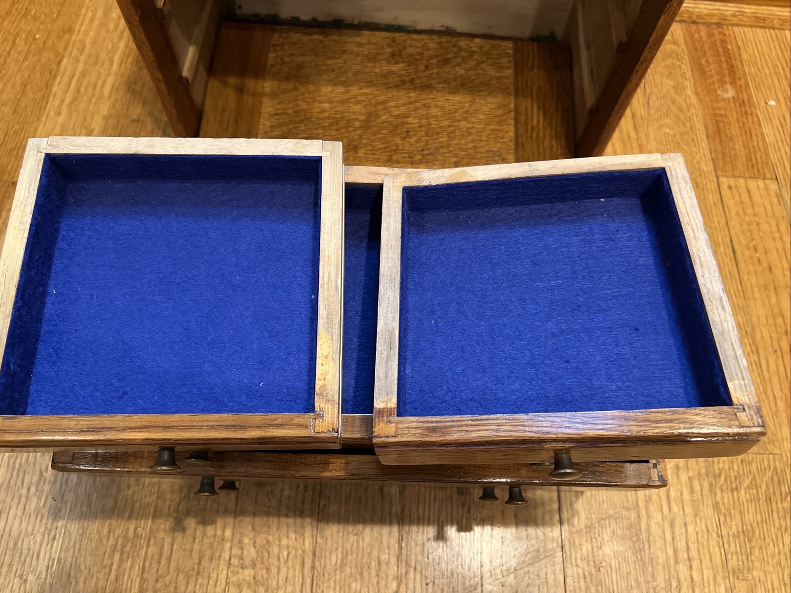 Vintage 6 Drawers Wood Machinist Chest Tool Box Beautifully Restored eBay