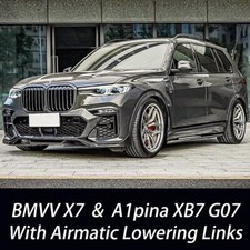 FOR 2019+ BMW X7 X7M ALPINE XB7 G07 ADJUSTABLE AIR SUSPENSION LOWERING LINKS KIT