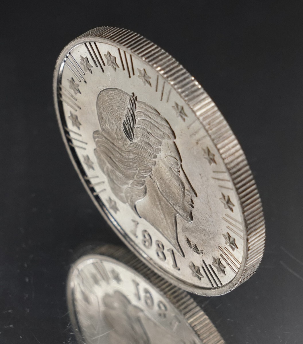 1981 World Wide Mint Lady Liberty American Eagle 1oz 999 FINE