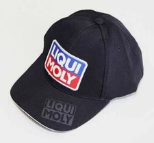 LIQUI MOLY BASEBALL CAP - HAT - GENUINE - BLACK - ADJUSTABLE LOOP/LATCH CLOSURE