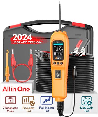 KZYEE KM50 Power Scan Circuit Tester Electrical Power 12V/24V Probe Diagnostic