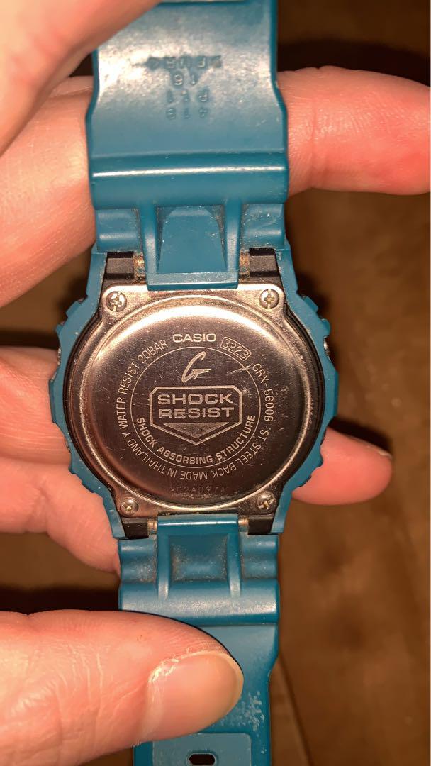 S*n様 CASIO G-SHOCK　GRX-5600B Casio Grx-5600B G-Lide Tide Graph Tough Solar | eBay