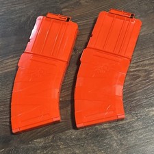 Nerf N-Strike / Zombie Strike Elite 10 Round Dart Ammo Magazine Clip Orange Oem