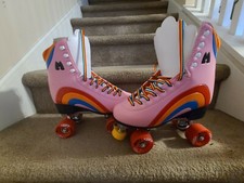 Moxi Rainbow Rider Skates Pink Size 9 Pre-owned Great Condition
