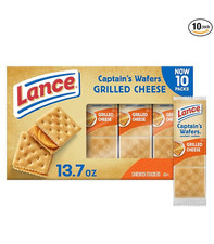 Lance Sandwich Crackers Captain's Wafer Grilled Cheese 10 Individual Packs 6