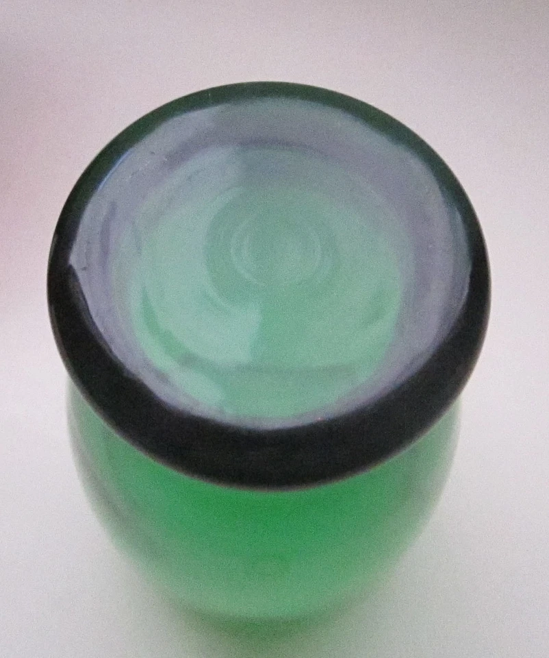 VINTAGE ANCHOR HOCKING GROUP OF 3 JUICE GLASSES ROYAL RUBY FOREST GREEN 1950'S - Image 4 of 4