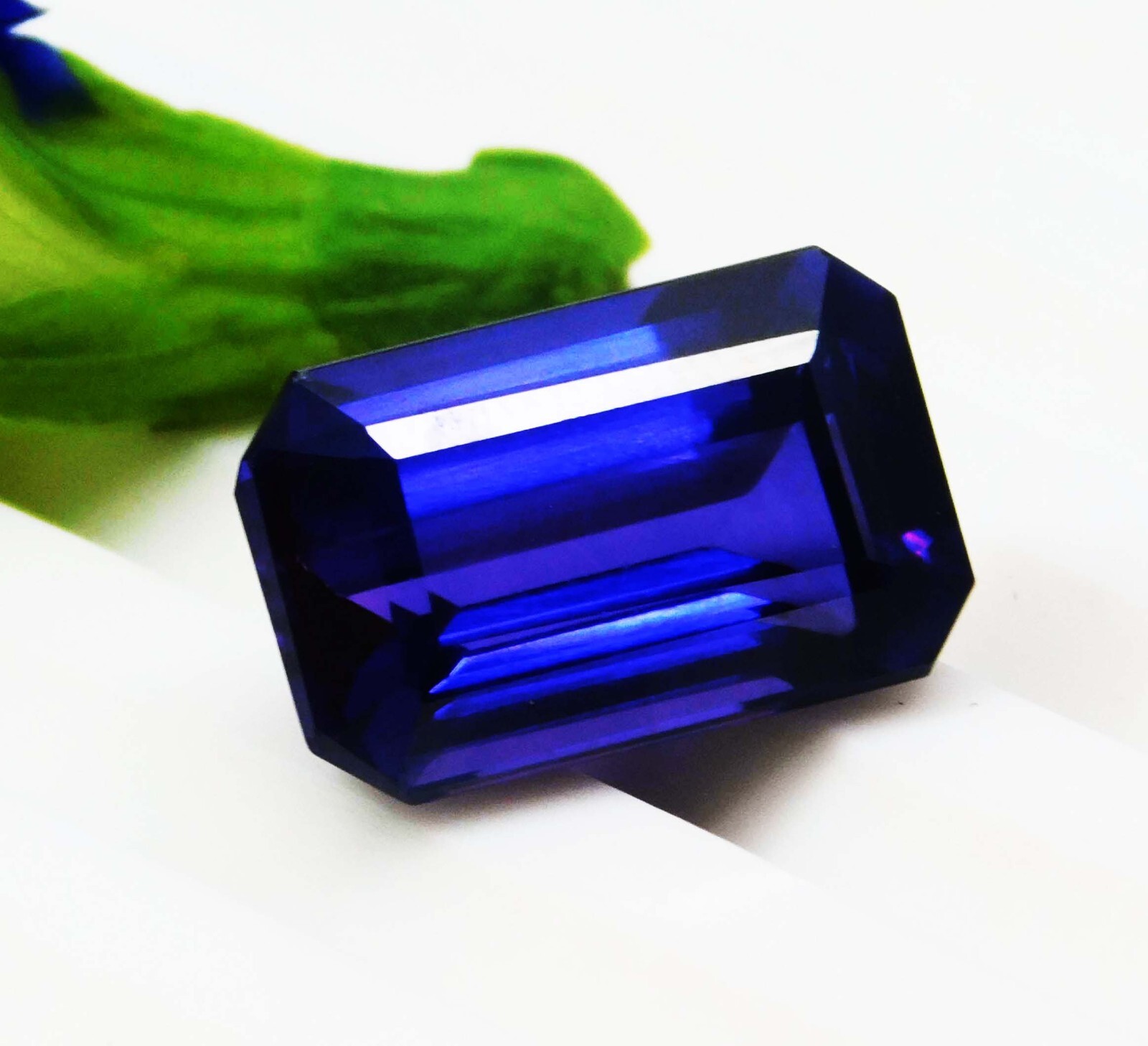 11.36 Ct Natural Rare Hackmanite Purple Emerald Cut Loose Gemstone Certified