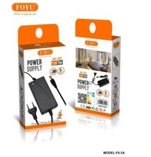 TRASFORMATORE 3Ampere TELECAMERA E STRISCE LED ALIMENTATORE STABILIZZATO 36W 12V