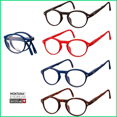 Montana Sehbrille Klappbar Etui Dioptrien + 1 2 3 1,5 2,5