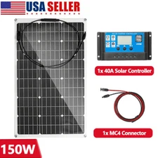 150W 600W 900W Flexible Solar Panel,Ultra Light & Thin, Off-Grid, Monocrystaline