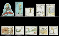 Japan 2019  La Petit The Little Prince 84Y Complete Used Set of 10 Sc# 4365 a-j