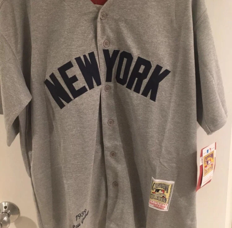 Lou Gehrig NY Yankees jersey, NWT, Mens Large (48), 24” pit-to-pit. - Image 2 of 3