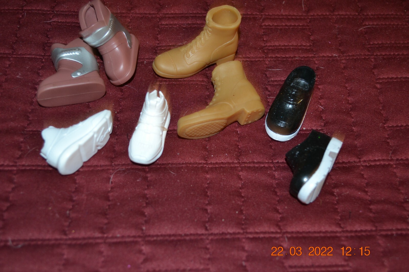 Lotto di 4 Scarpe Vintage Barbie Ken Scarponi da Sci Tennis Escursionismo Casual (#20)