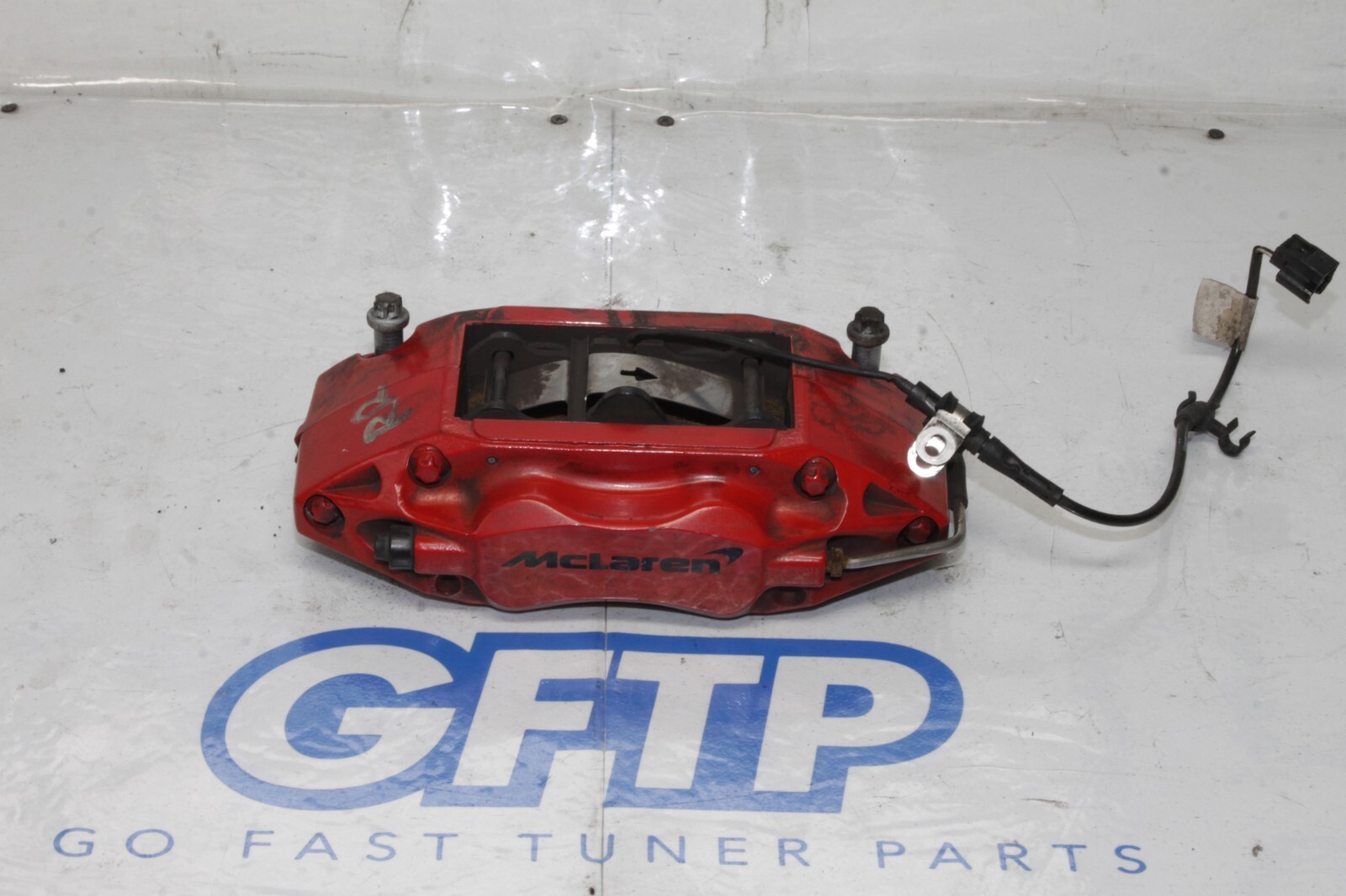 12-14 MCLAREN MP4-12C 12C 570 OEM RH REAR BRAKE CALIPER RED 11C0566CP COMPLETE