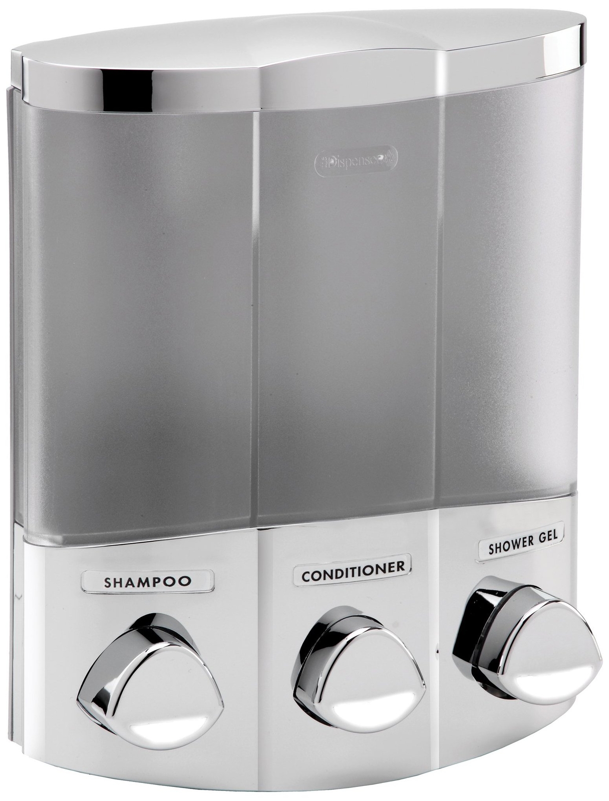 Products 76344-1 Euro Series TRIO 3-Chamber Soap and Shower Dispenser, Chrome