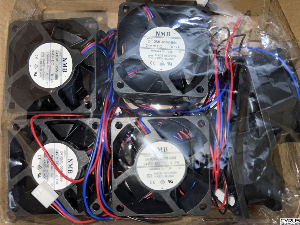 NMB Technologies 2410ML-05W-B69 DC Axial Fan, 60x60x25mm, 24VDC