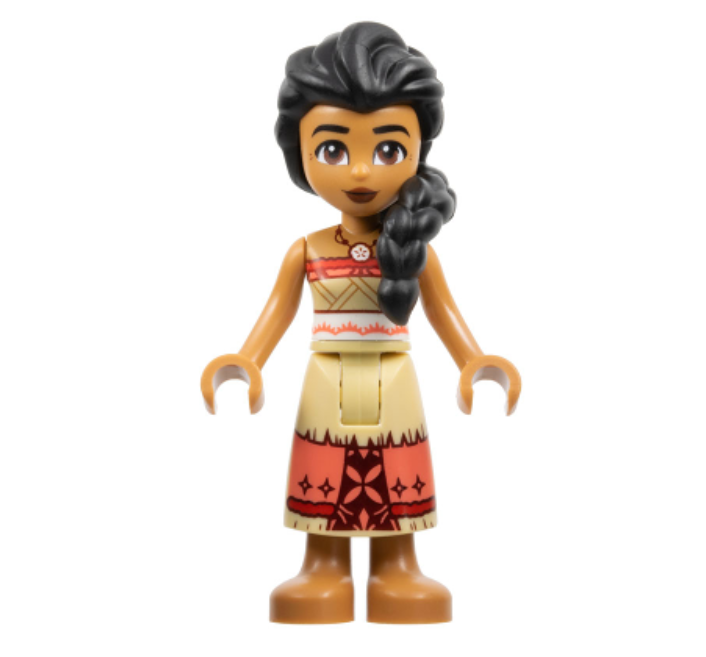 Lego Sina 43210 Red and Tan Top with Coral Long Skirt Disney