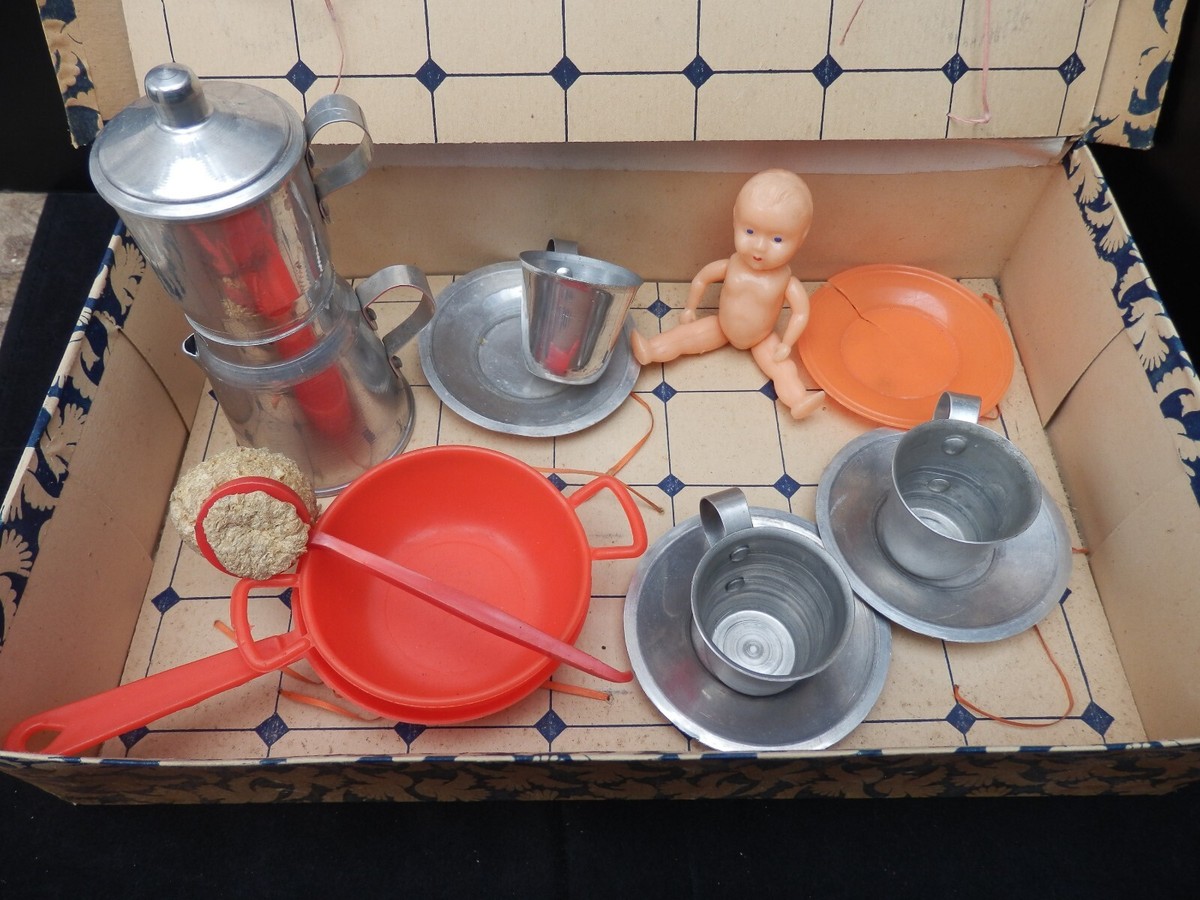 Ancienne Dinette Gege Dans Son Coffret - FR