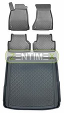 Z330044 SET Kofferraumwanne Gummifußmatten für Audi A4 Sport Allroad Quattro B9 