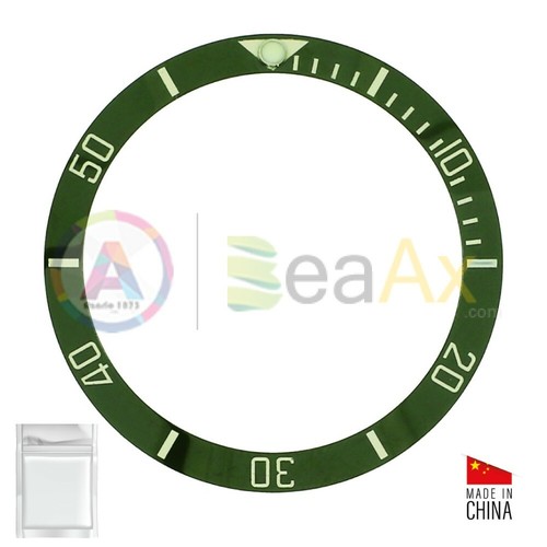Inserto in ceramica per ghiera Rolex Sea-Dweller Deepsea Verde indici  argento | eBay