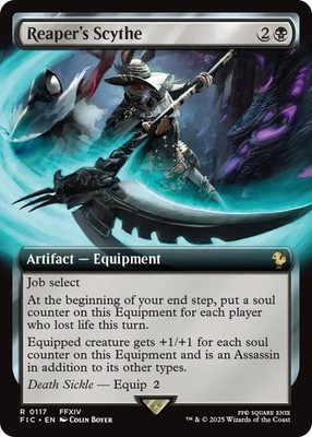Reaper's Scythe (Extended Art) - 117 - NM - Commander: FINAL FANTASY
