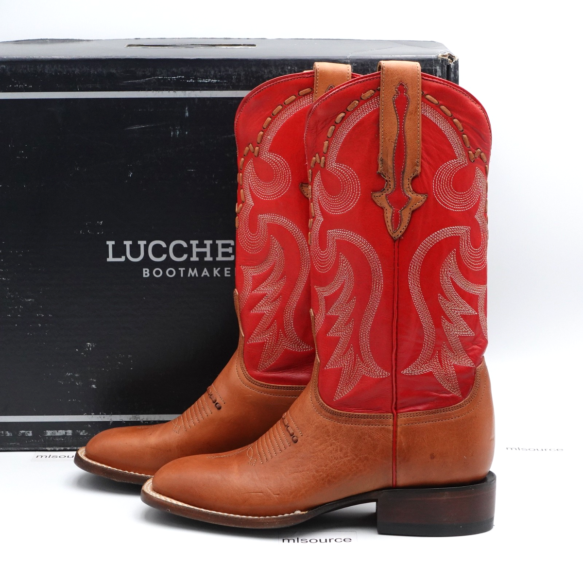 RARE LUCCHESE RANGER II LACE UP LEATHER BOOTS. LUCCHESE RANGER II 5 main image 2