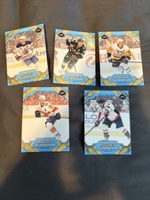 Upper Deck Hockey Superstars McDavid Kaprizov Crosby Tkachuk Ovechkin 5 Card Lot