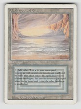 Underground Sea Rare Revised Edition Magic: The Gathering Moderately Played