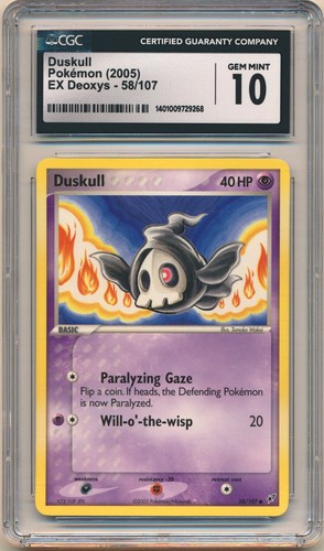 Duskull graded CGC 10 for sale on eBay