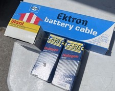 Vintage Car Parts Wagbner Stant Ektron Halogen Lights Battery Cable Thermostat